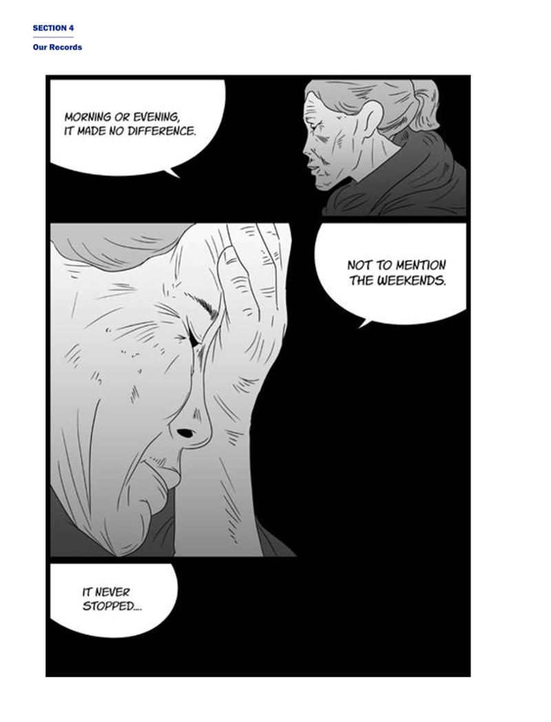 한국만화박물관 위안부 도록 영문 228페이지