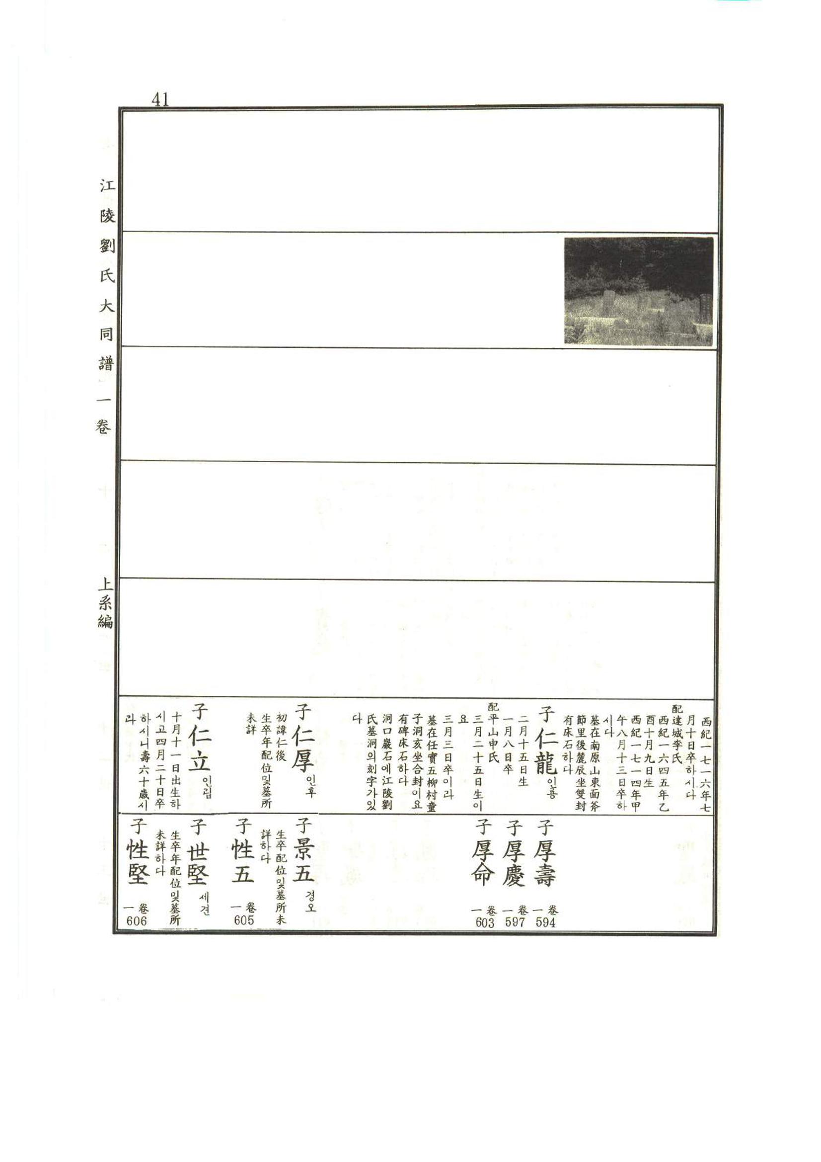 강릉유씨대동보1권 42페이지