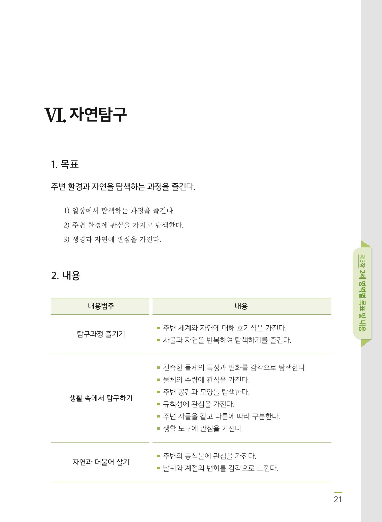 제4차 어린이집 표준보육과정 고시문 23페이지