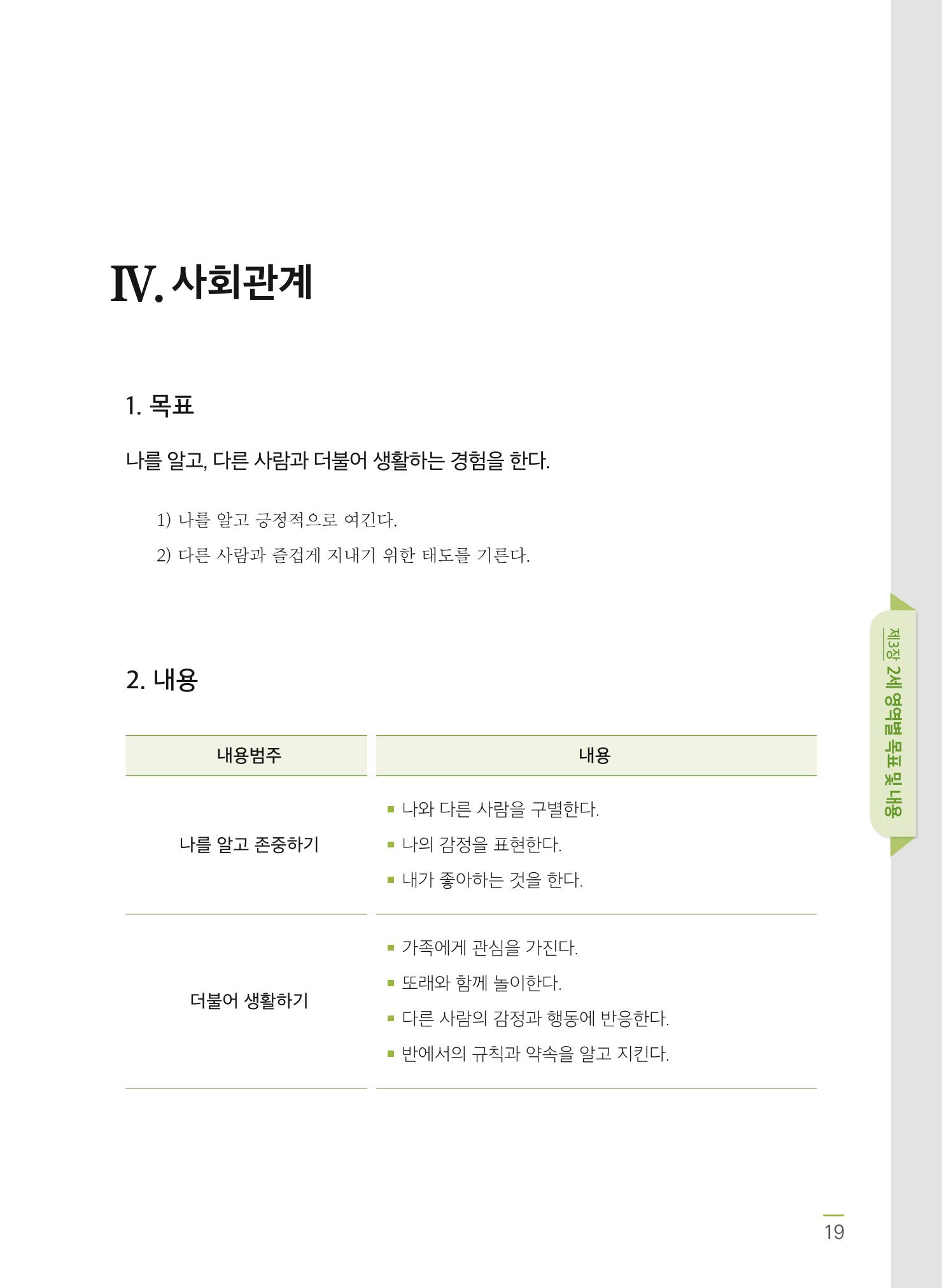 표준보육과정 고시문 21페이지
