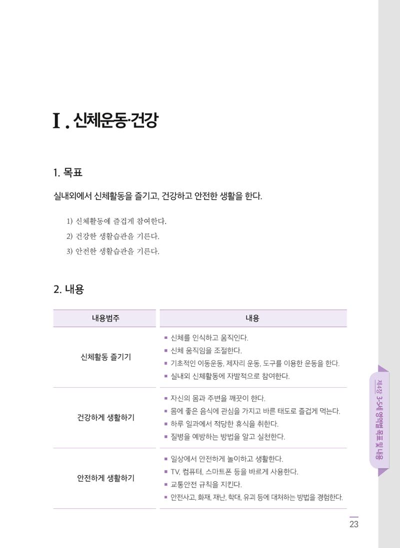 표준보육과정 고시문 25페이지