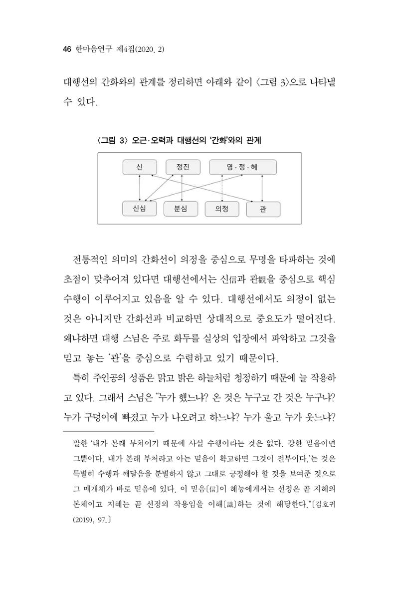 한마음연구 4집 46페이지