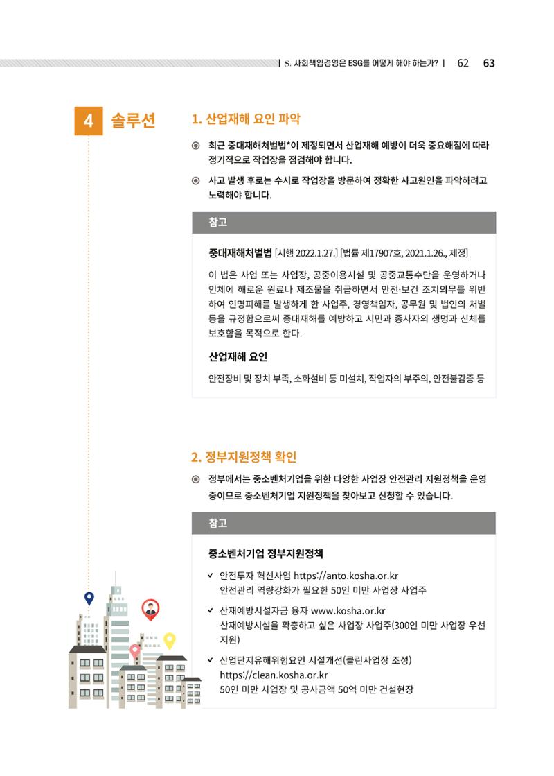 중소벤처기업진흥공단 ESG경영안내서 솔루션편 63페이지