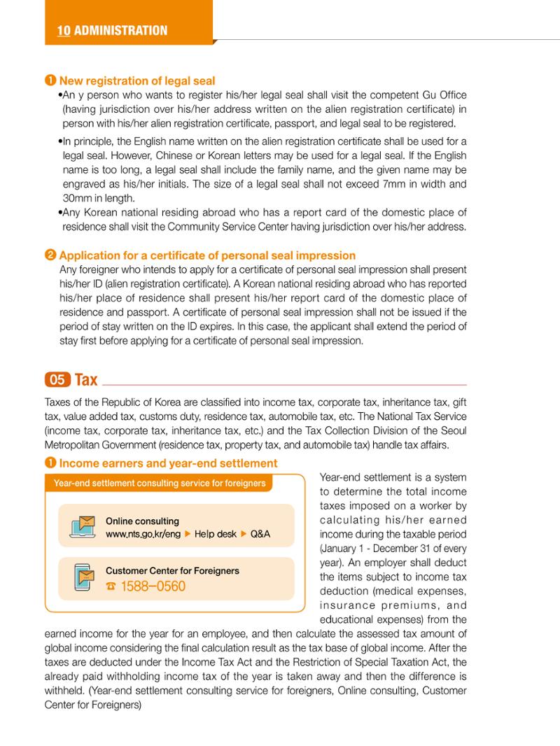 2022 Guidebook for Living in Seoul 123페이지