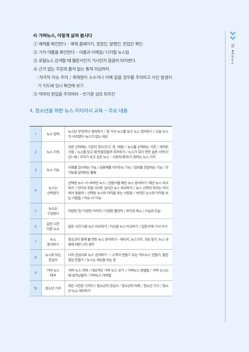 시청자미디어재단 미디어교육 소식지 MEdiary No.2 15페이지