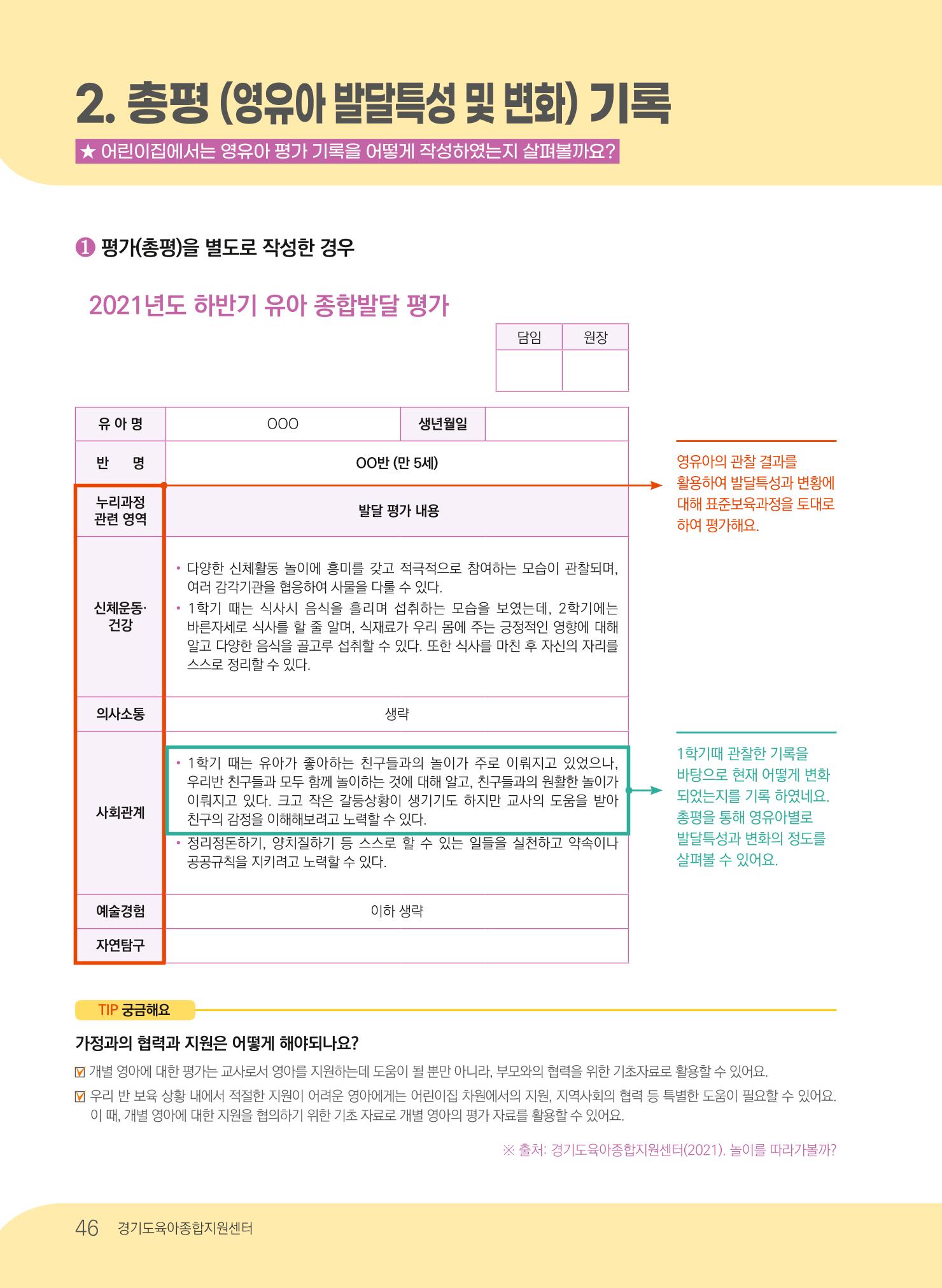[경기도육아종합지원센터] 계획하고 관찰하고 기록해요 47페이지