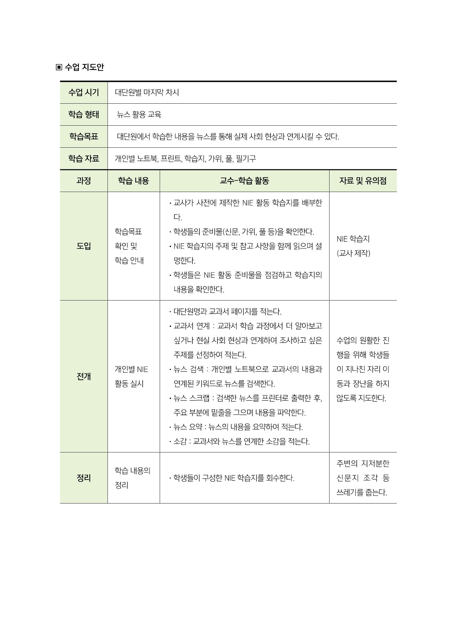 [8호]-2. 우수사례 공모전 교육프로그램 부문 수상작 -  뉴스는 교실과 세상의 징검다리 3페이지