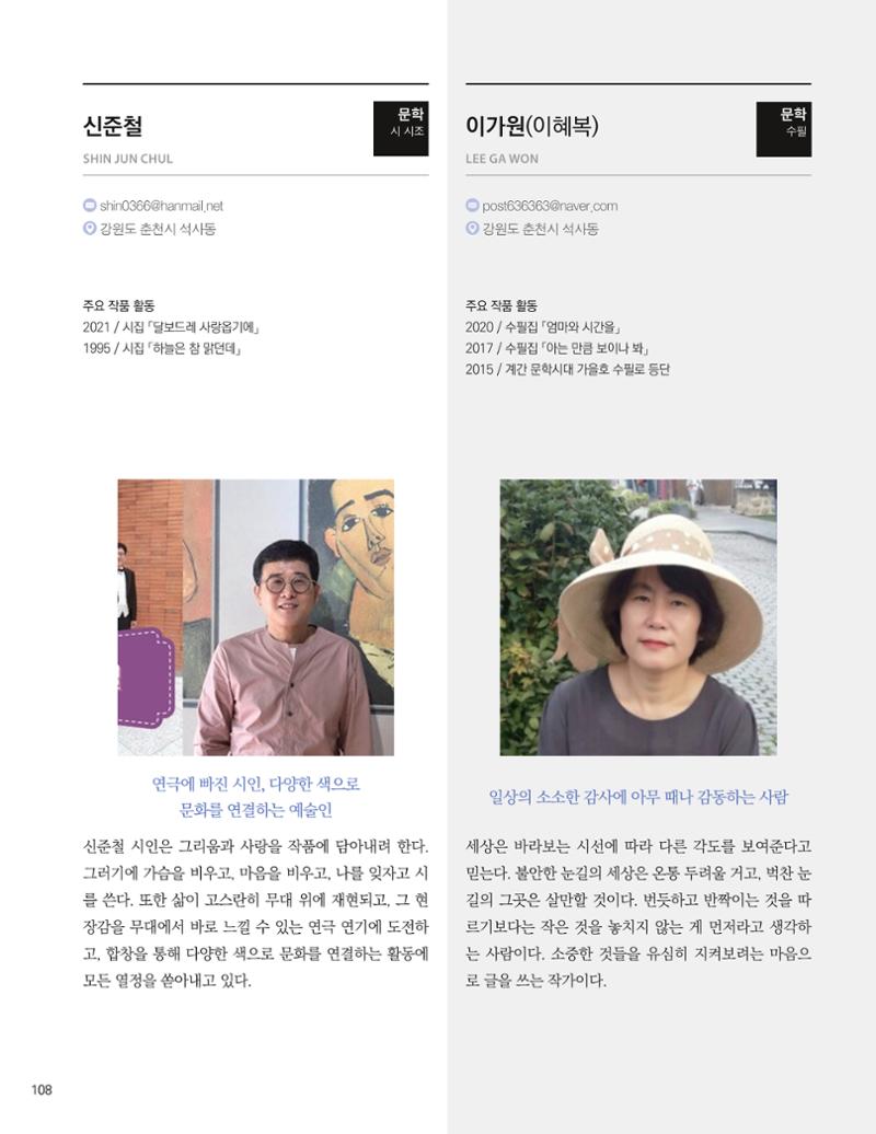 춘천예술인지도 110페이지