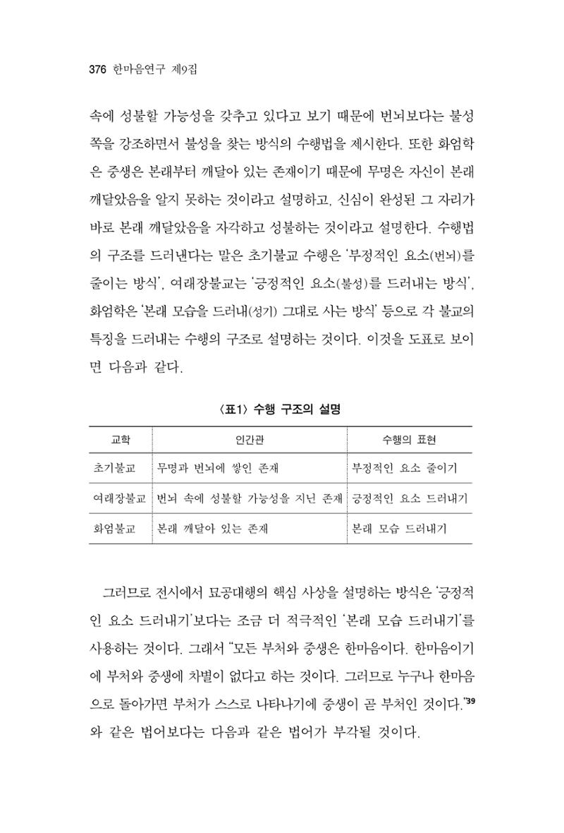 한마음연구 9집 376페이지