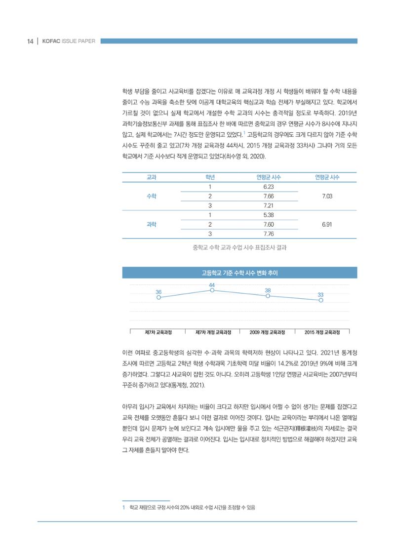 이슈페이퍼_미래인재양성을 위한 과학영재교육의 방향성 제안 14페이지