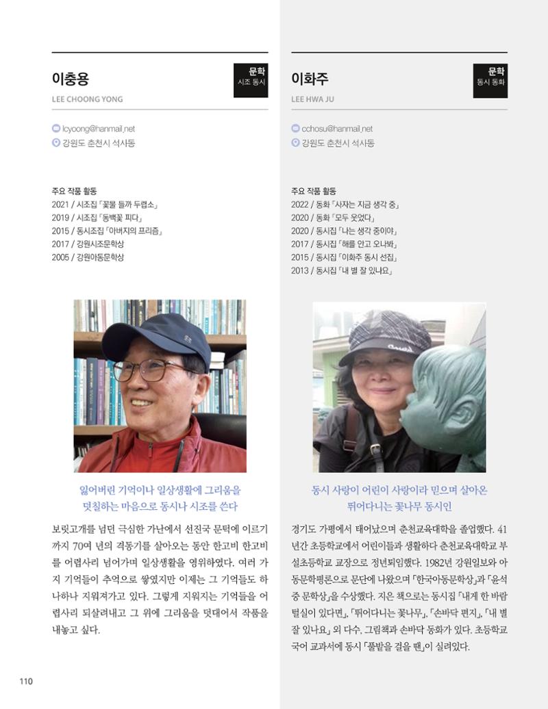 춘천예술인지도 vol.1 114페이지