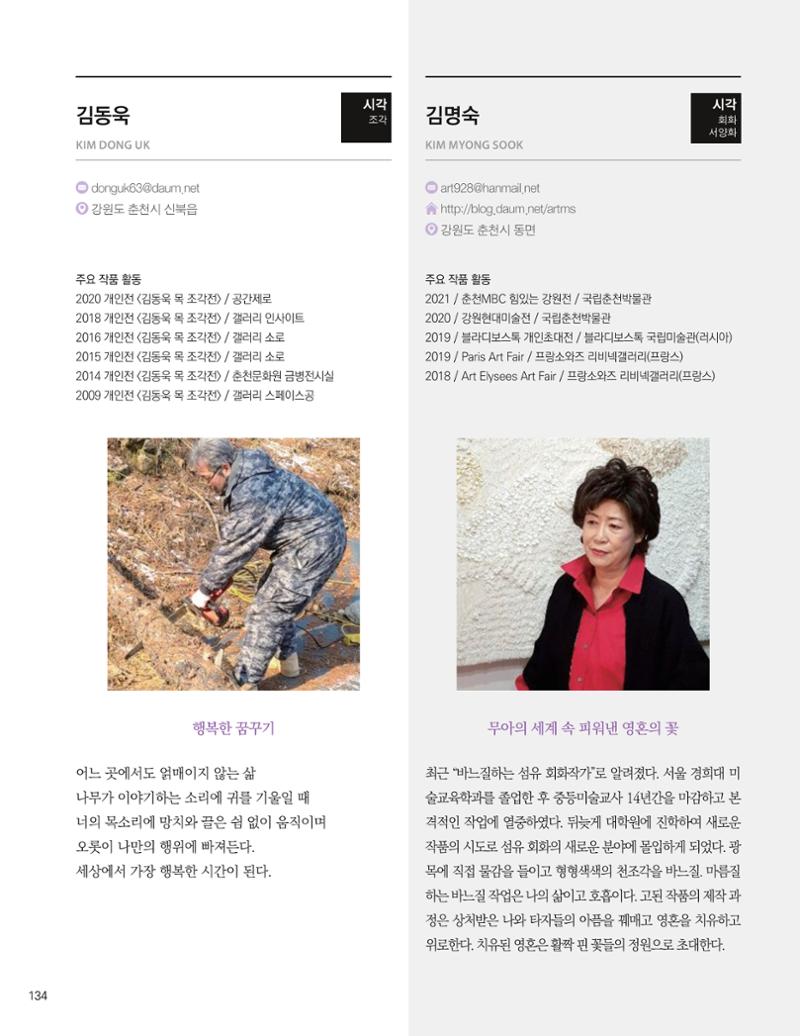 춘천예술인지도 vol.1 138페이지