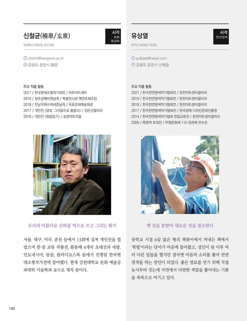 춘천예술인지도 vol.1 144페이지