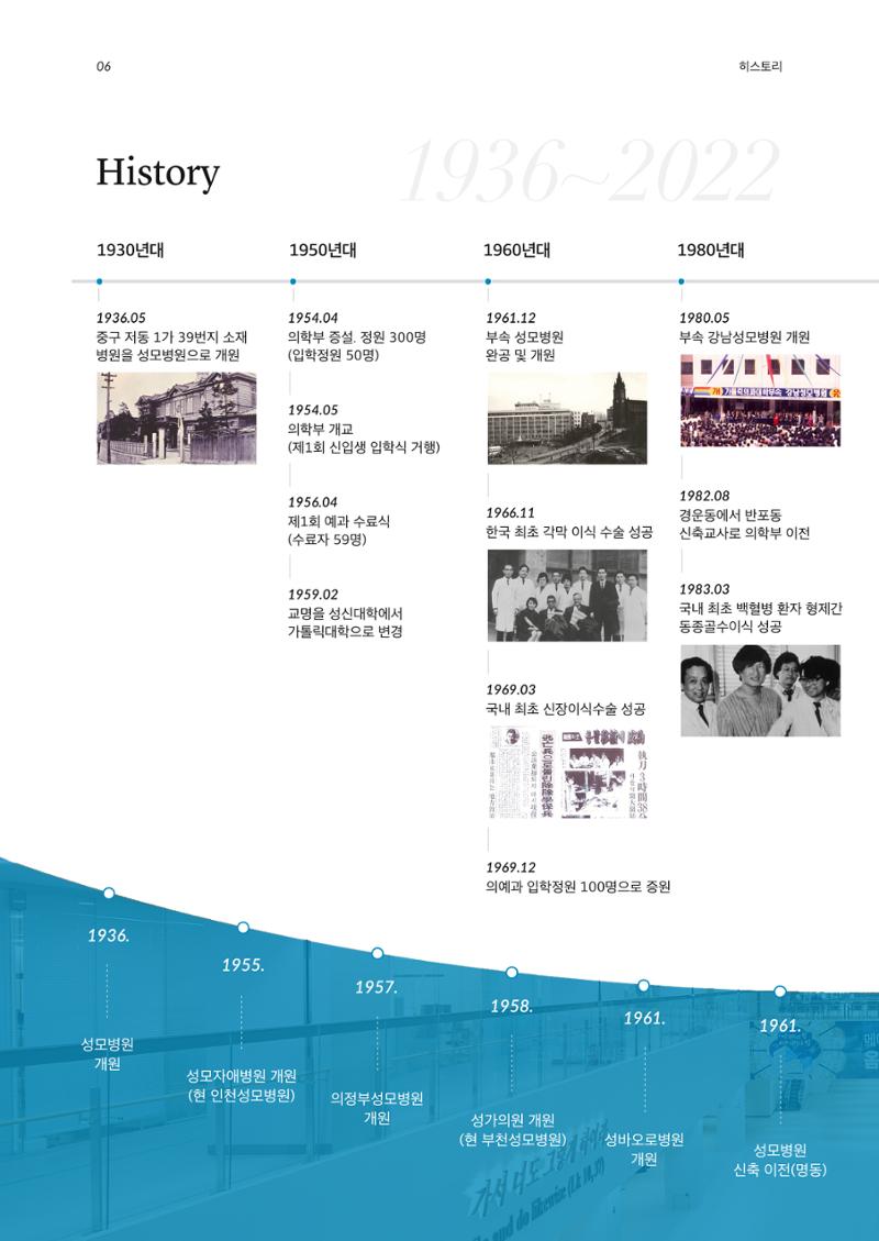 가톨릭대학교 간호대학 홍보책자 6페이지