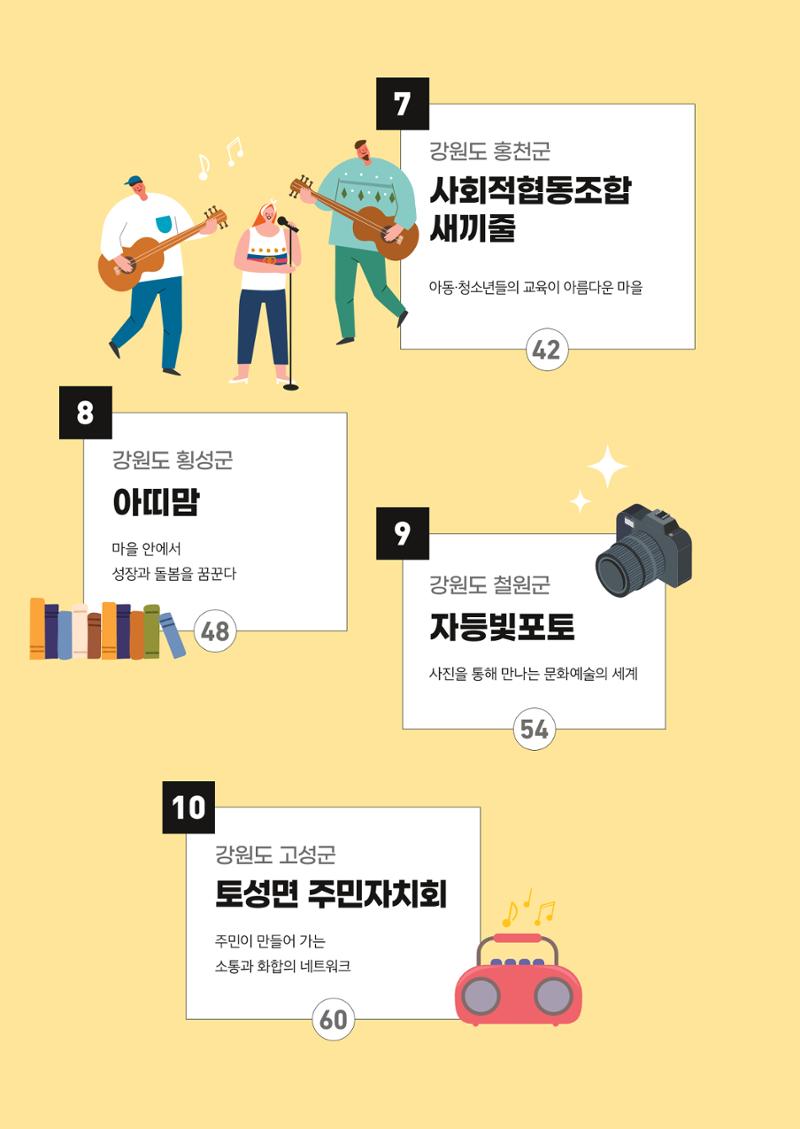 2022 강원도 마을공동체 우수사례집 6페이지