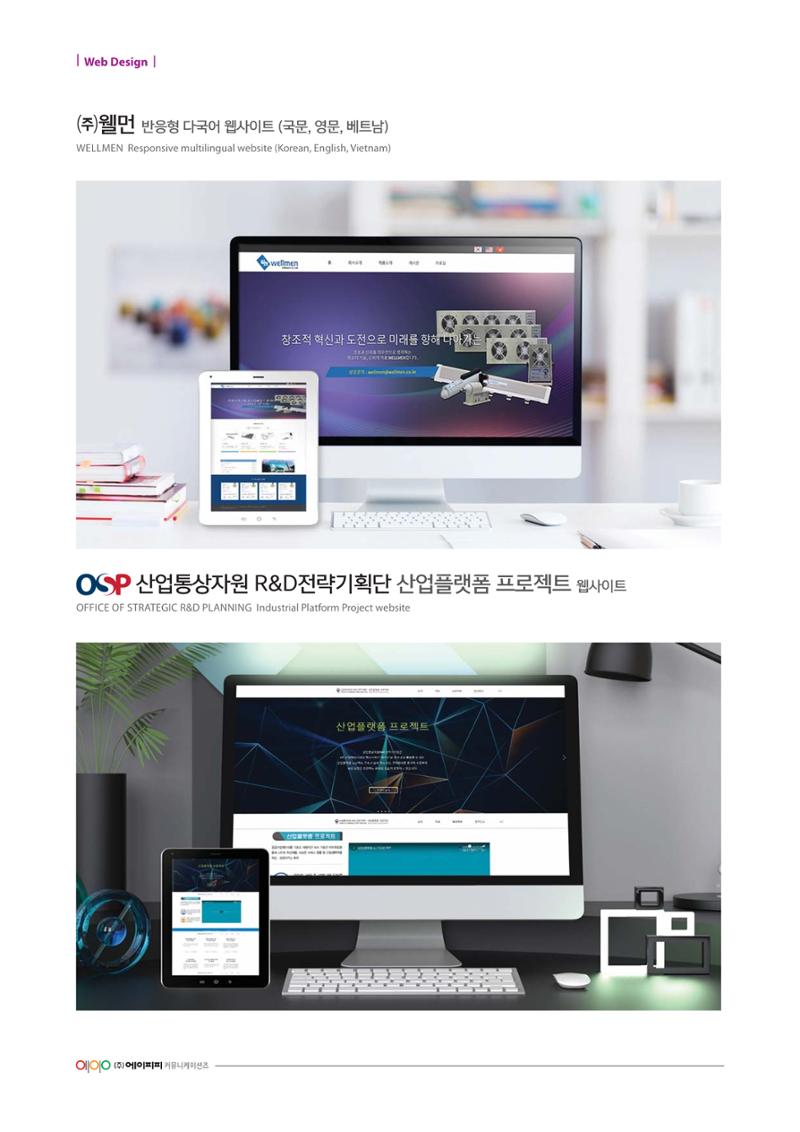 (주)에이피피커뮤니케이션즈 포트폴리오 - 웹디자인 16페이지