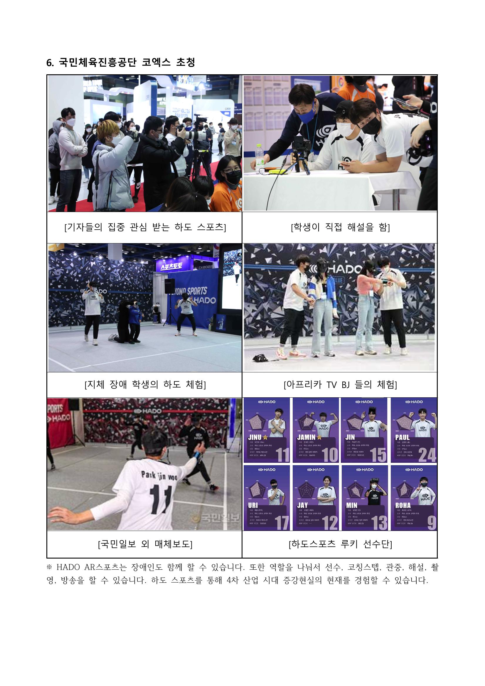 2023년 HADO AR스포츠 소개서 17페이지
