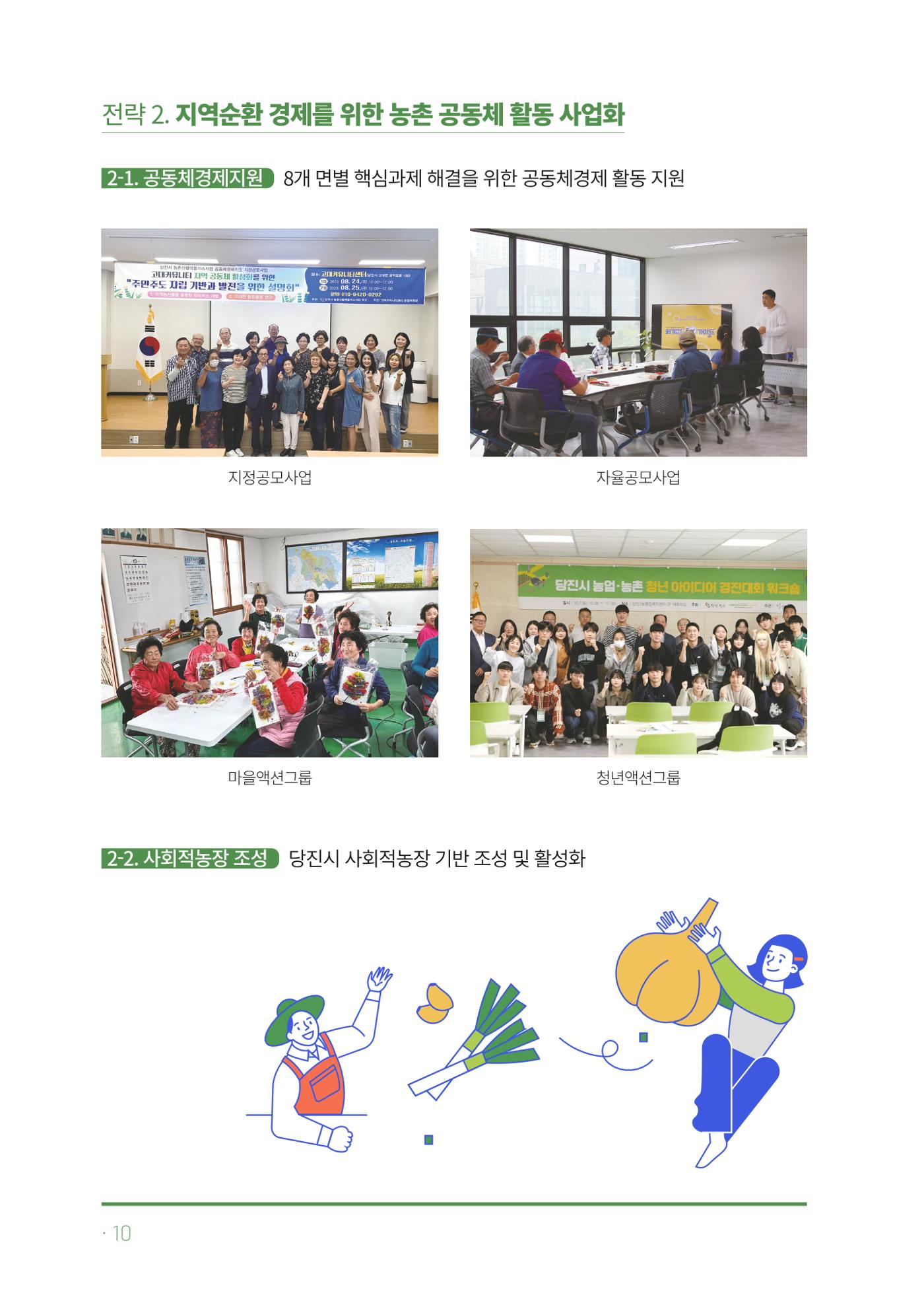 2023년 당진시 농촌신활력플러스사업 추진단 활동백서 11페이지