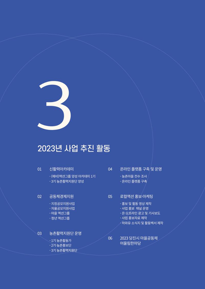 2023년 당진시 농촌신활력플러스사업 추진단 활동백서 19페이지