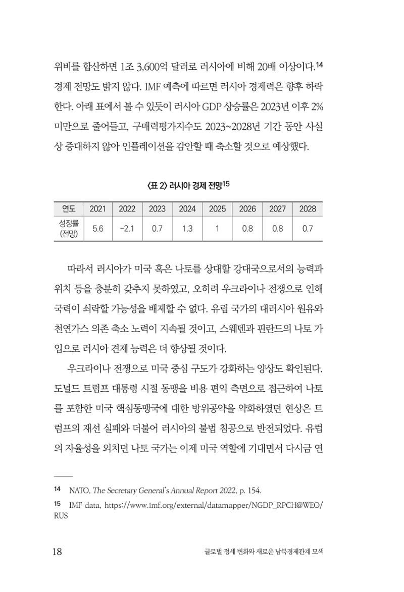 글로벌 정세 변화와 새로운 남북경제관계 모색 20페이지