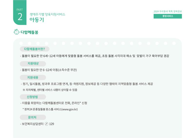 [대전광역시육아종합지원센터] 2024 포괄적 양육정보  56페이지