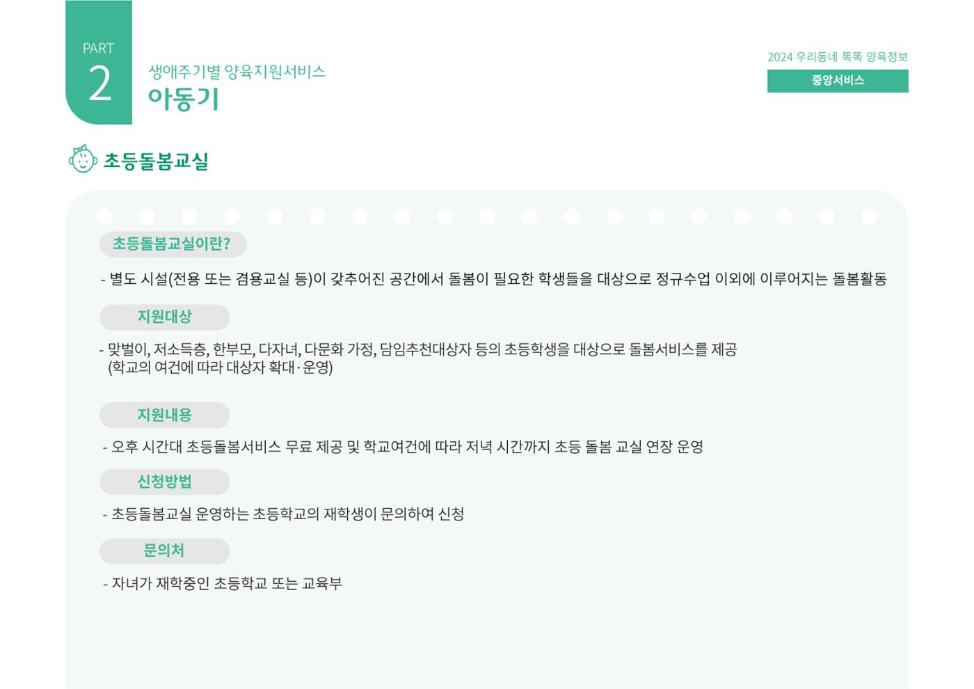 [대전광역시육아종합지원센터] 2024 포괄적 양육정보  55페이지