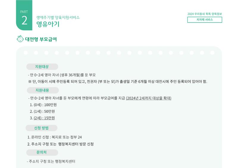 [대전광역시육아종합지원센터] 2024 포괄적 양육정보  46페이지