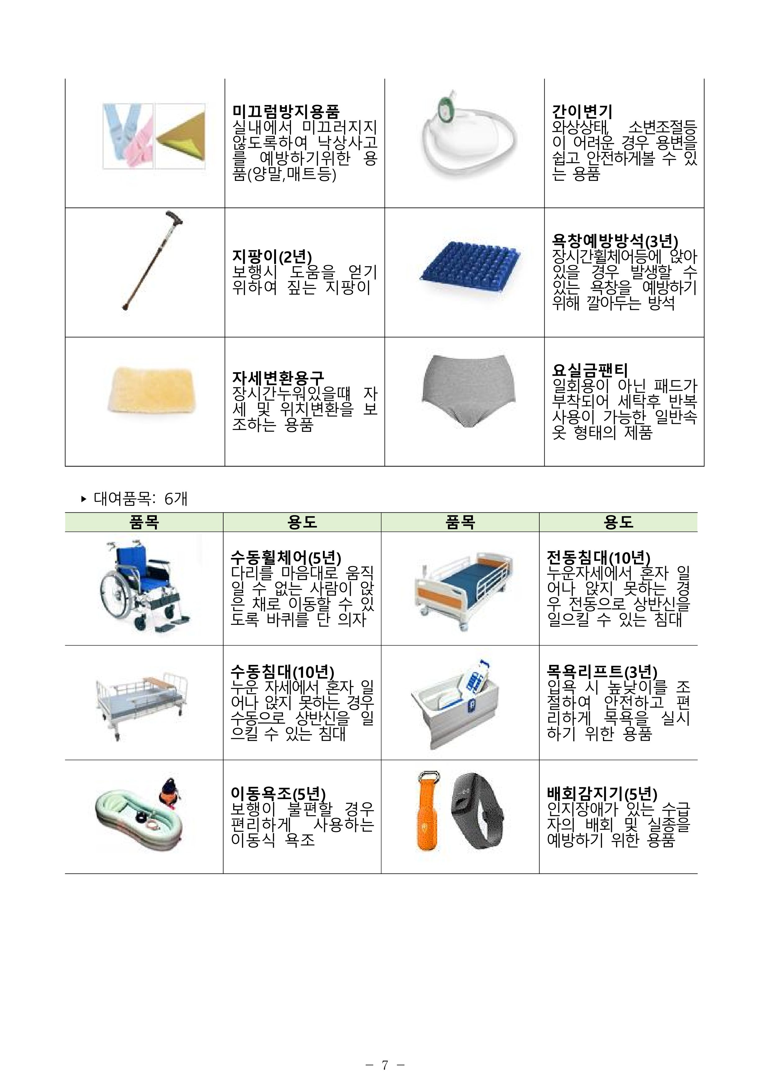 2024년 치매환자 및 노인을 위한 자원현황 안내서 7페이지