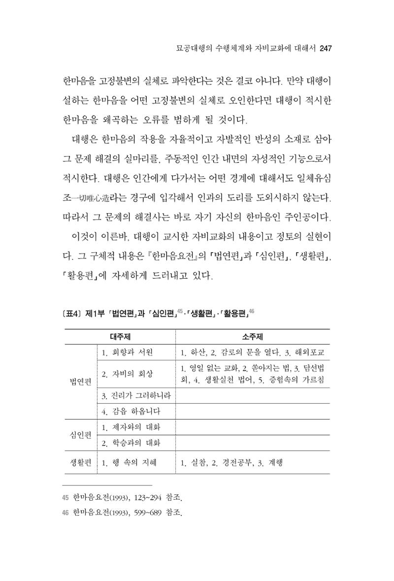 한마음연구 2집 2019년 2월 246페이지