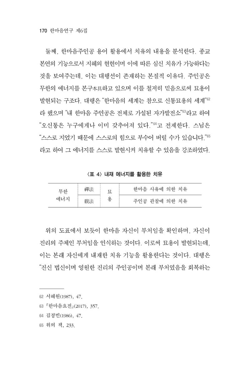 한마음연구 6집 2021년 2월(2) 22페이지
