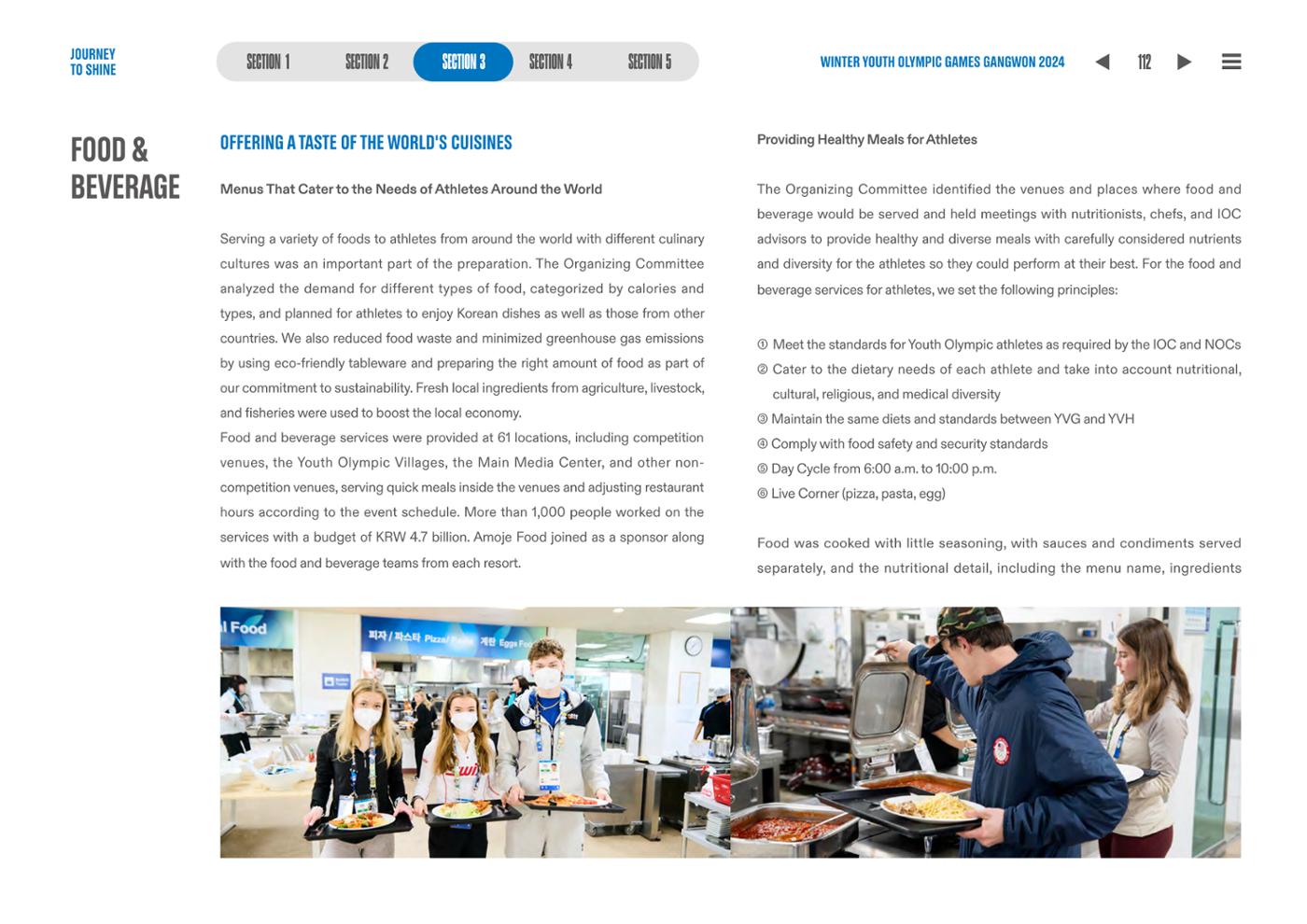 WINTER YOUTH OLYMPIC GAMES GANGWON 2024 OFFICIAL REPORT 112페이지