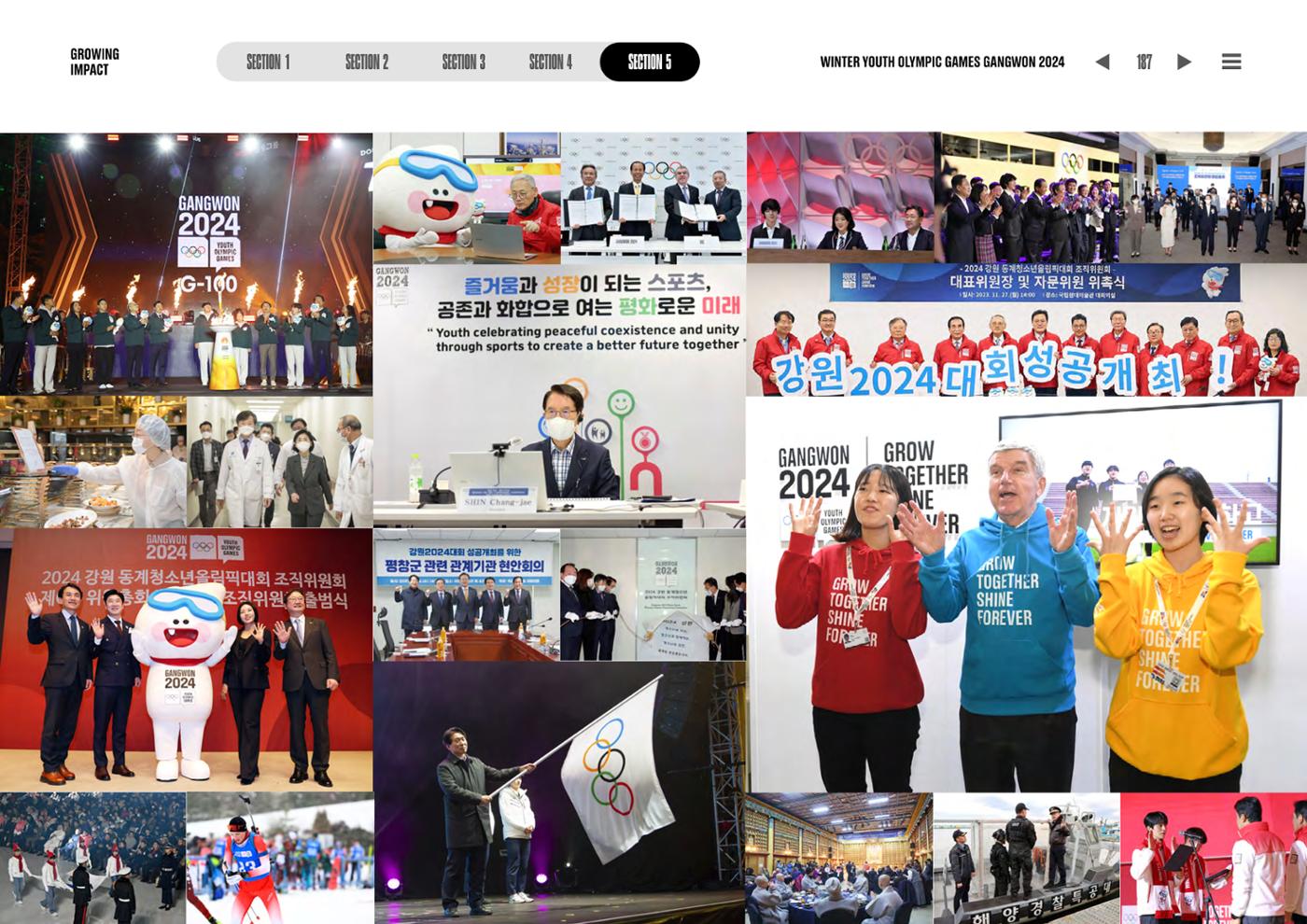 WINTER YOUTH OLYMPIC GAMES GANGWON 2024 OFFICIAL REPORT 187페이지