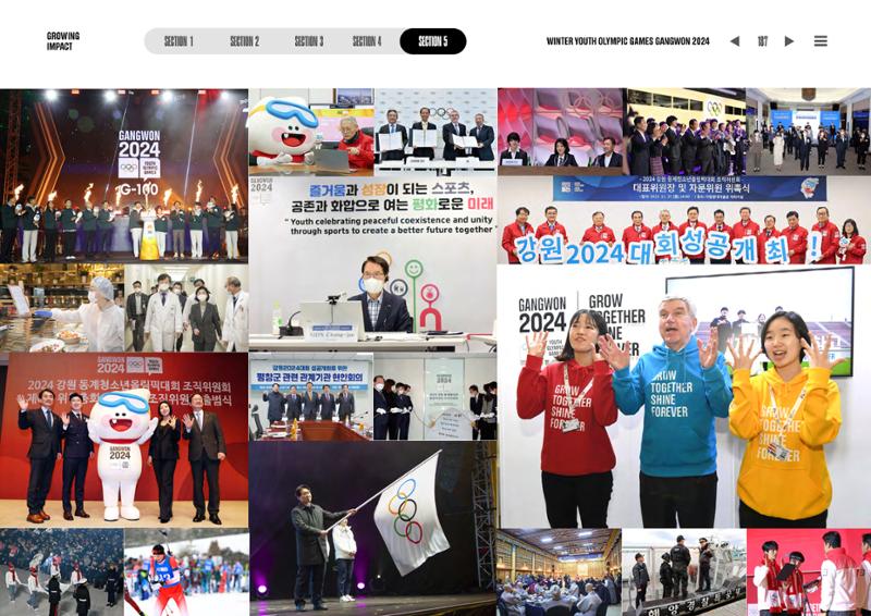 WINTER YOUTH OLYMPIC GAMES GANGWON 2024 OFFICIAL REPORT 187페이지