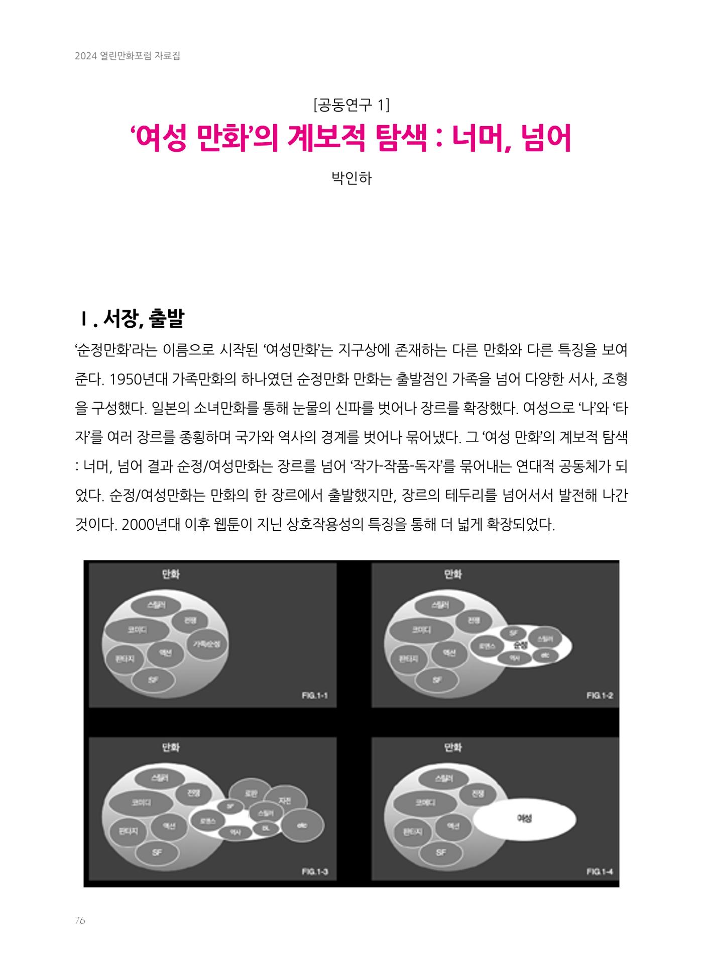 2024 열린만화포럼 자료집 76p