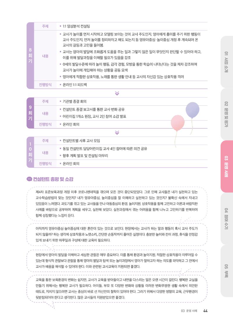 2024 보육과정컨설팅 사례집 42페이지