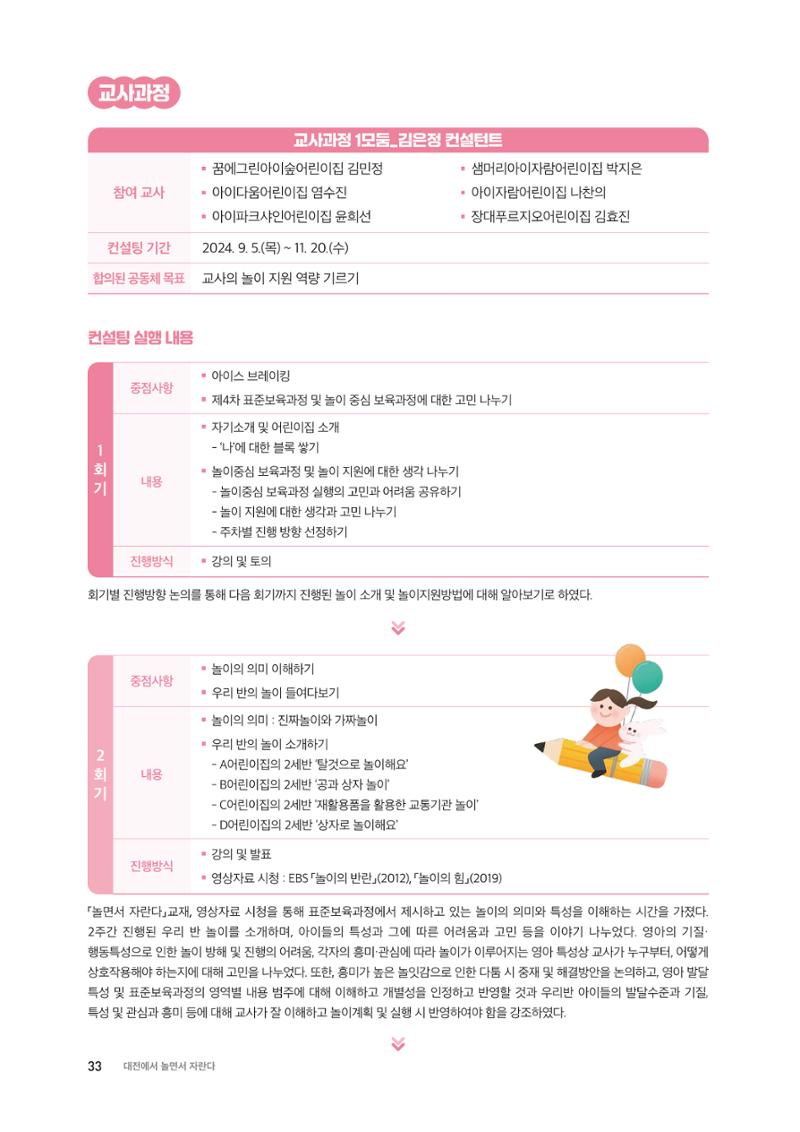 2024 보육과정컨설팅 사례집 31페이지