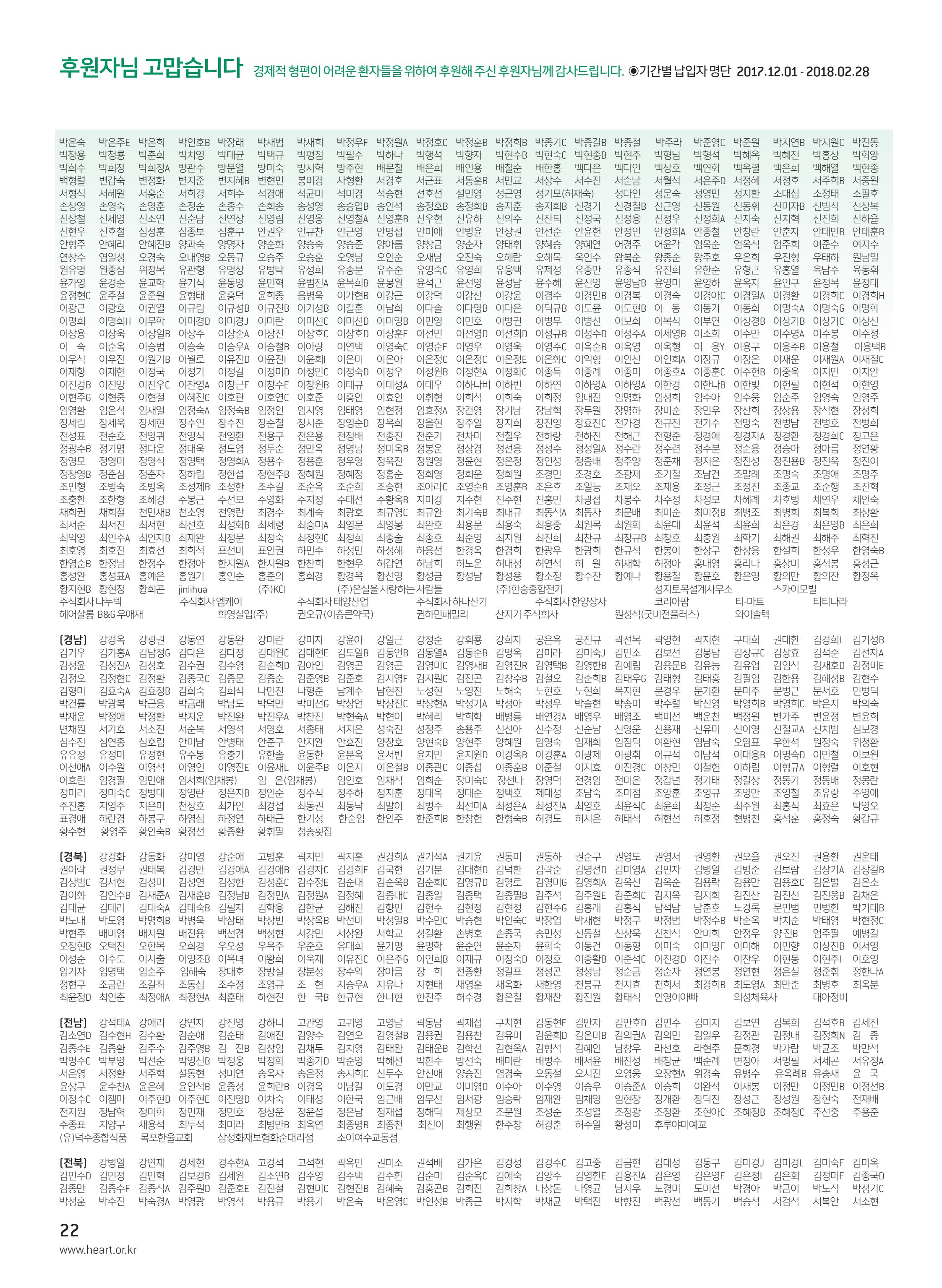 2018 심장소식 봄호 117호 24페이지