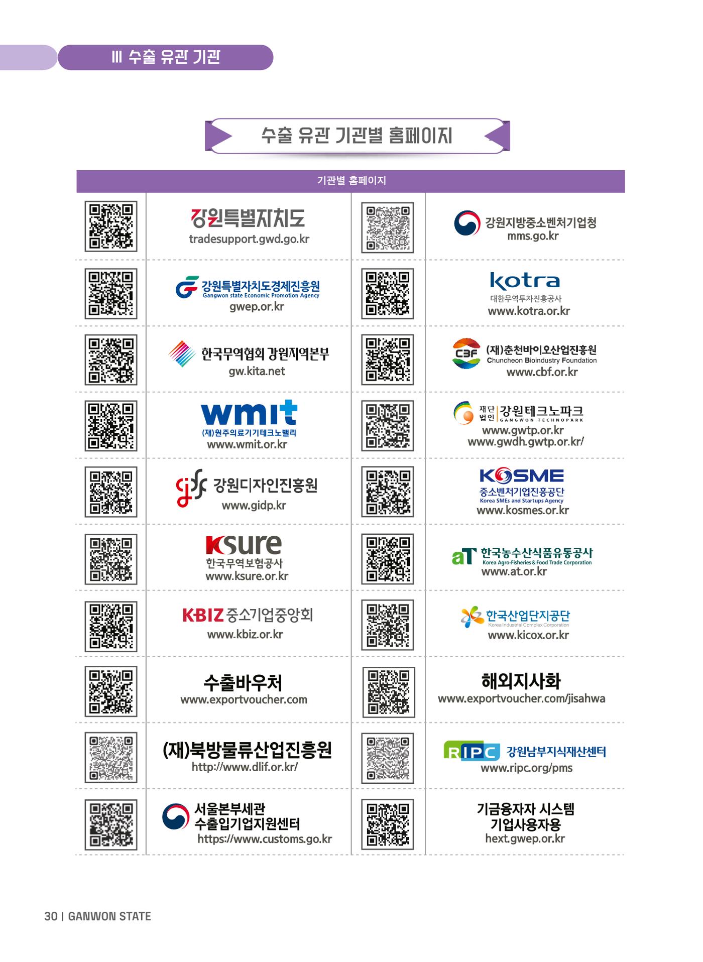 2025 강원특별자치도 수출지원사업 안내 30페이지