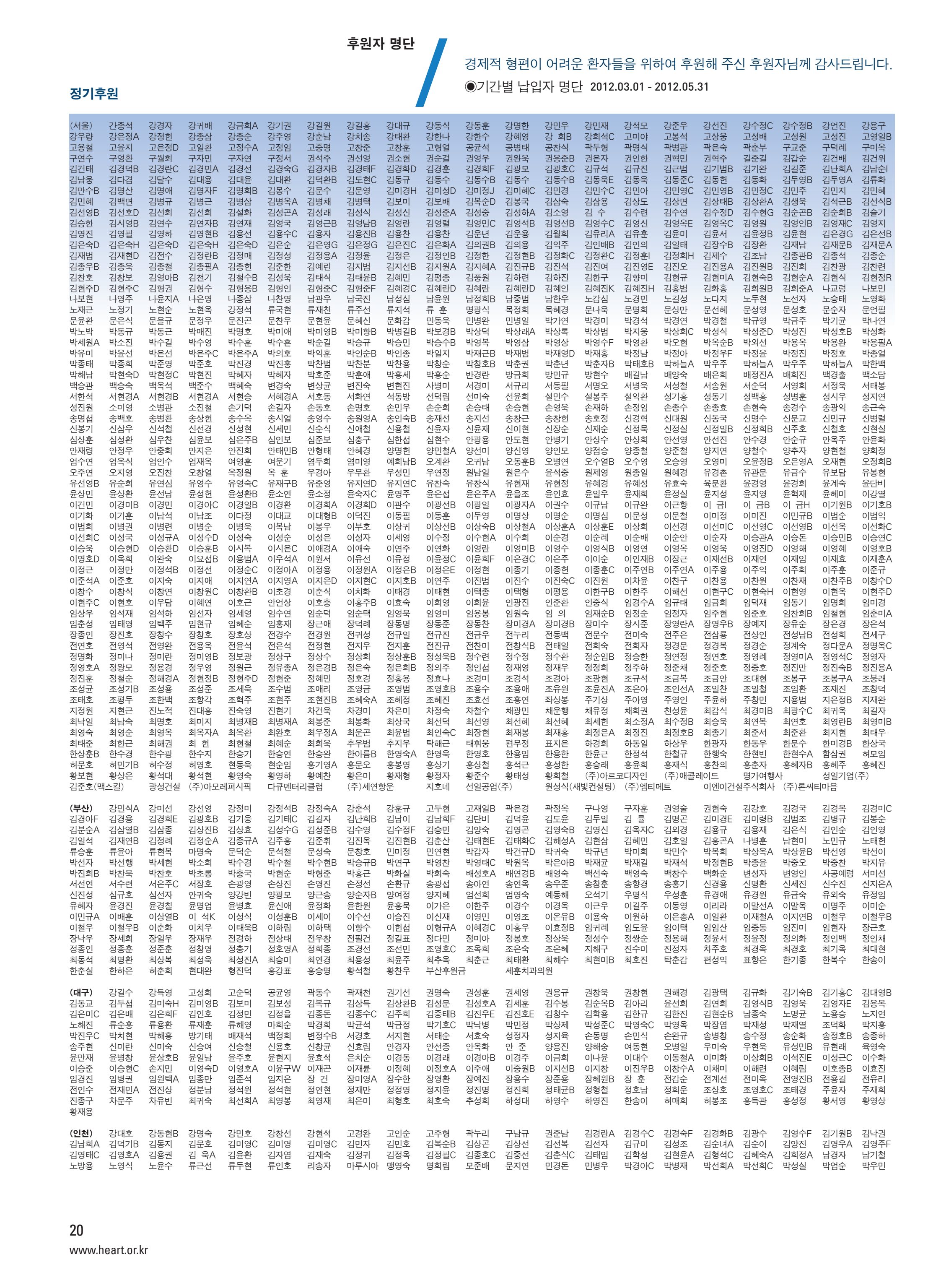 2012 심장소식 여름호 94호 21페이지