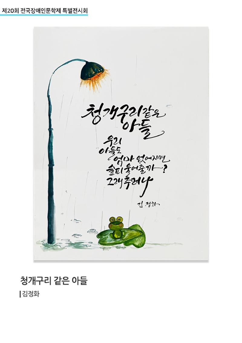 제 20회 전국장애인문학제 특별전시회 37페이지