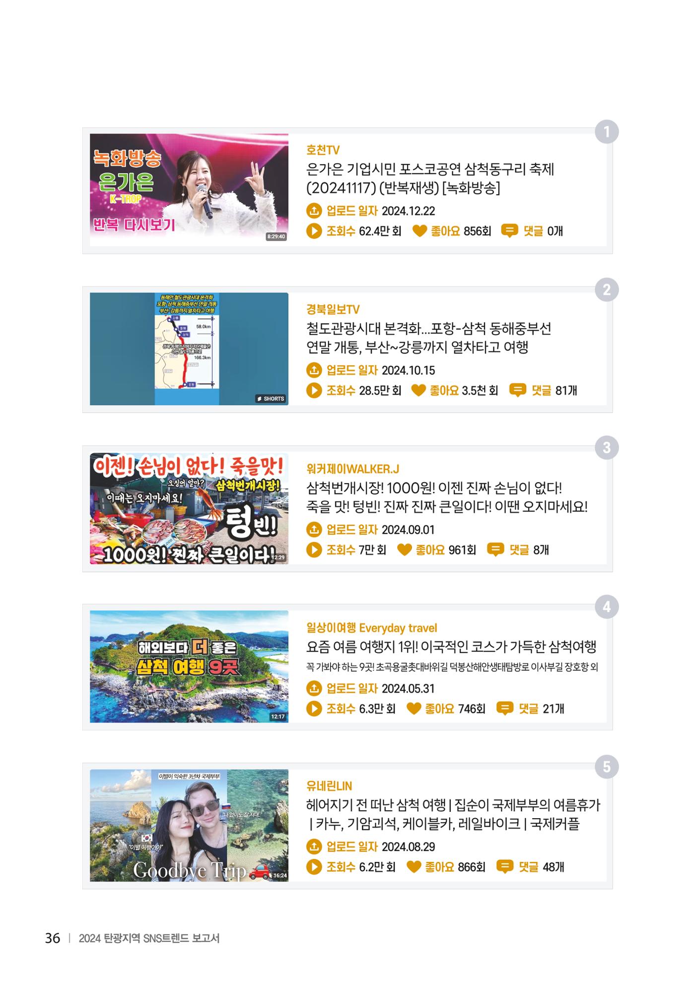 2024 탄광지역 SNS트렌드 보고서 46페이지