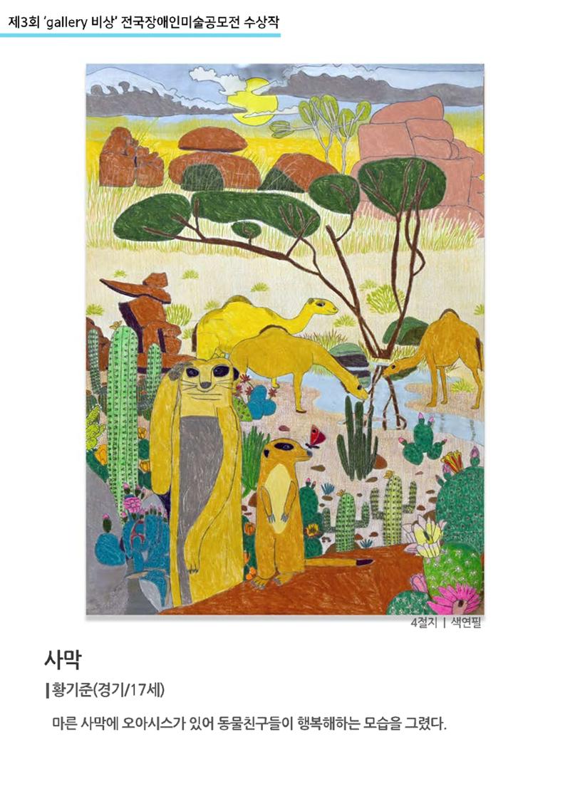 제3회 ‘gallery 비상’ 전국장애인미술공모전 수상작  27페이지