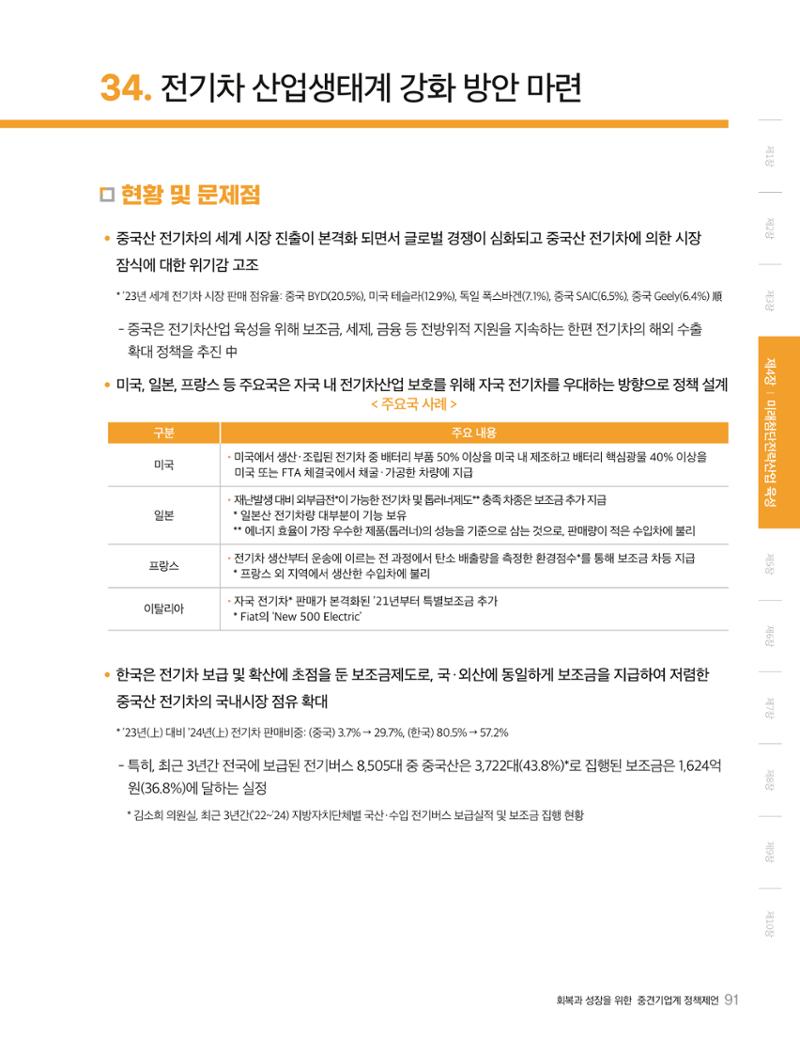 회복과 성장을 위한 중견기업계 정책제언 91페이지