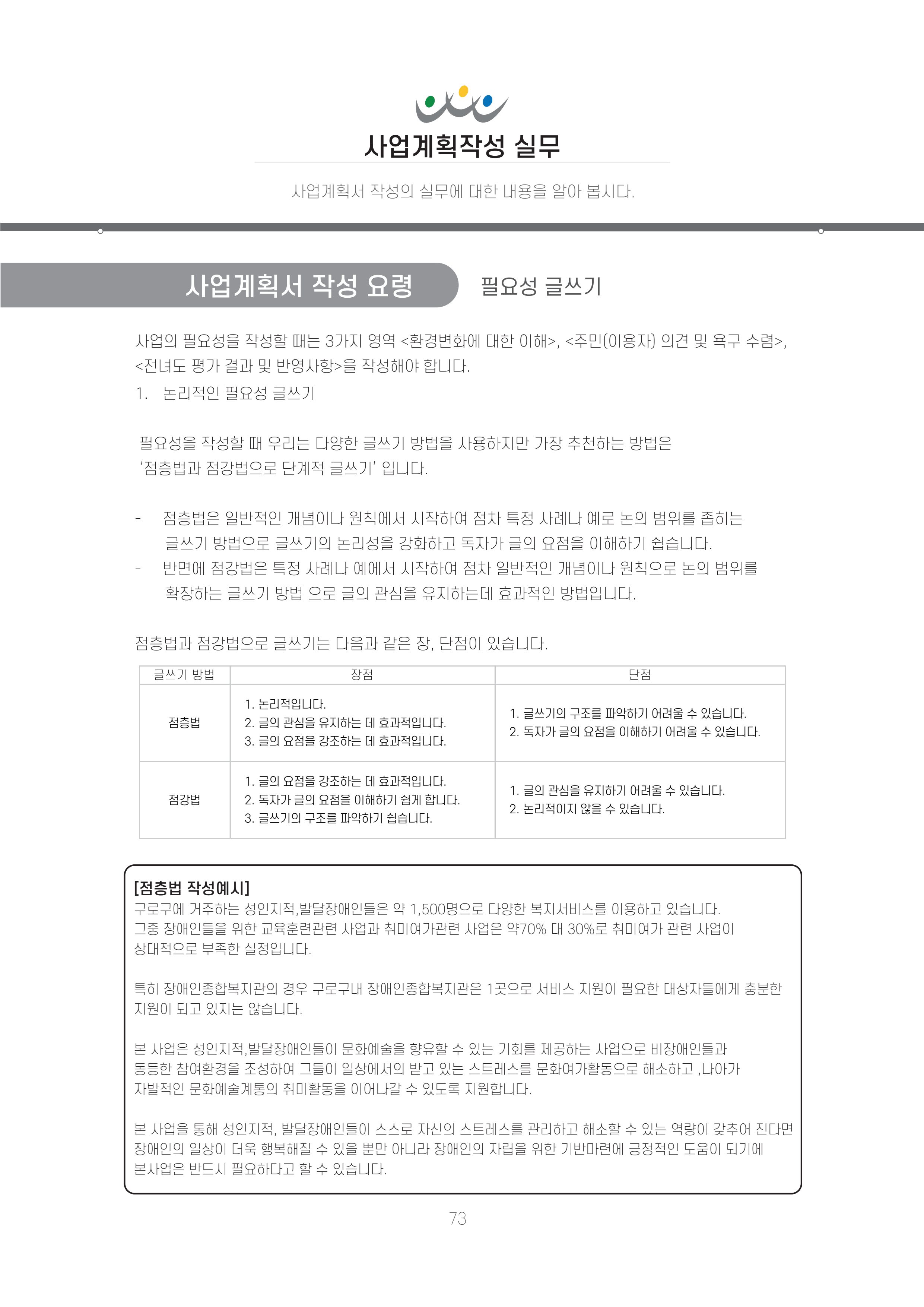 에덴장애인종합복지관 신입직원 교육교재 76페이지