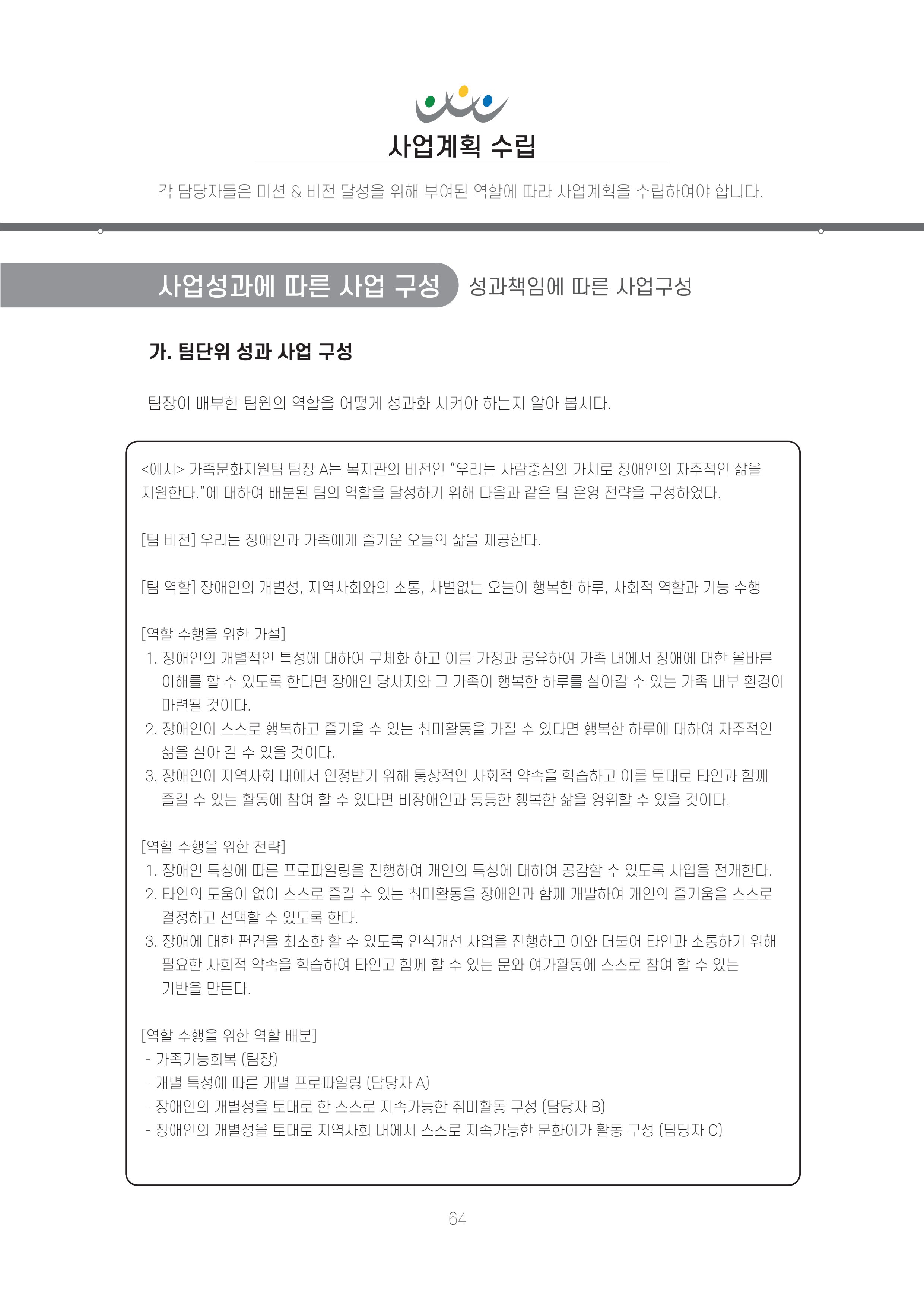 에덴장애인종합복지관 신입직원 교육교재 67페이지