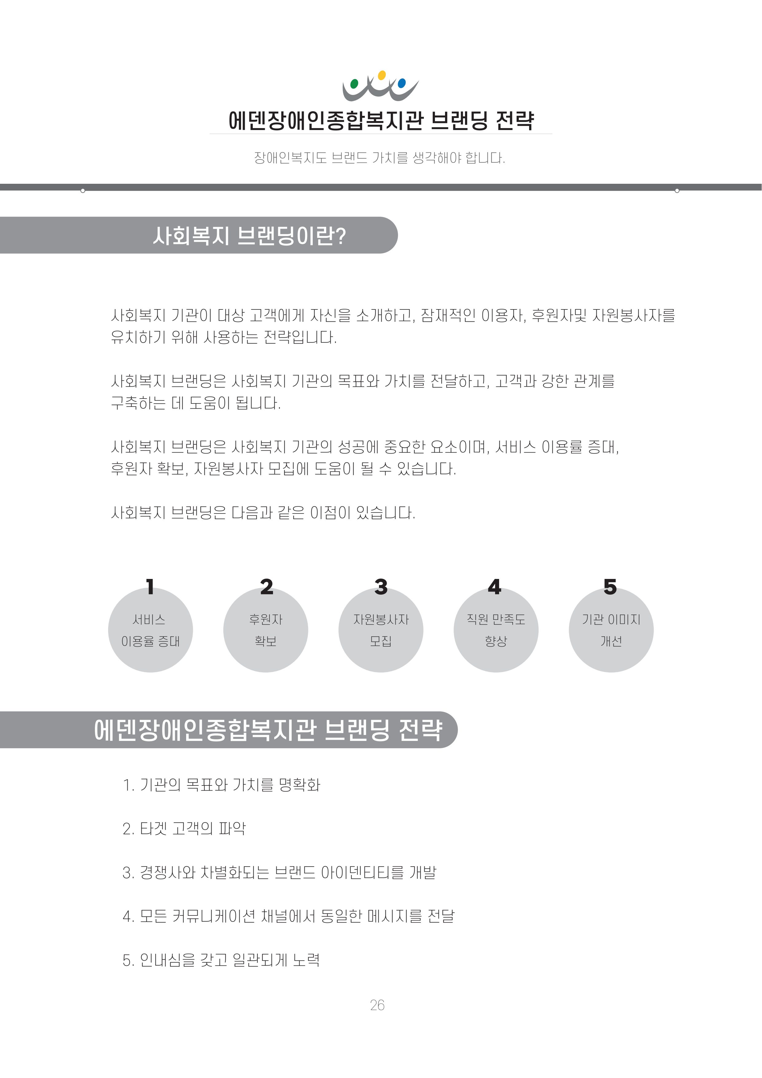 에덴장애인종합복지관 신입직원 교육교재 29페이지