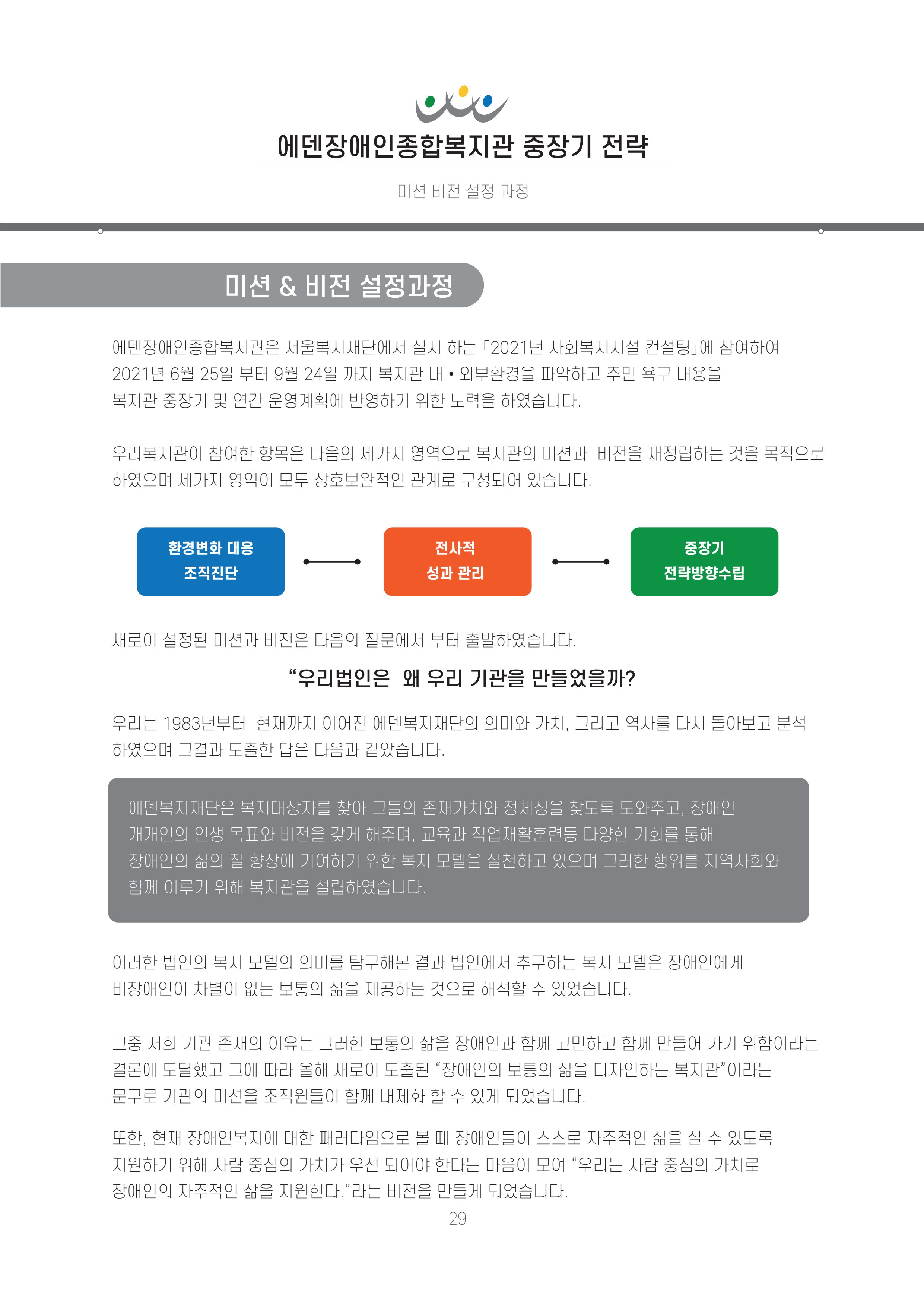 에덴장애인종합복지관 신입직원 교육교재 32페이지