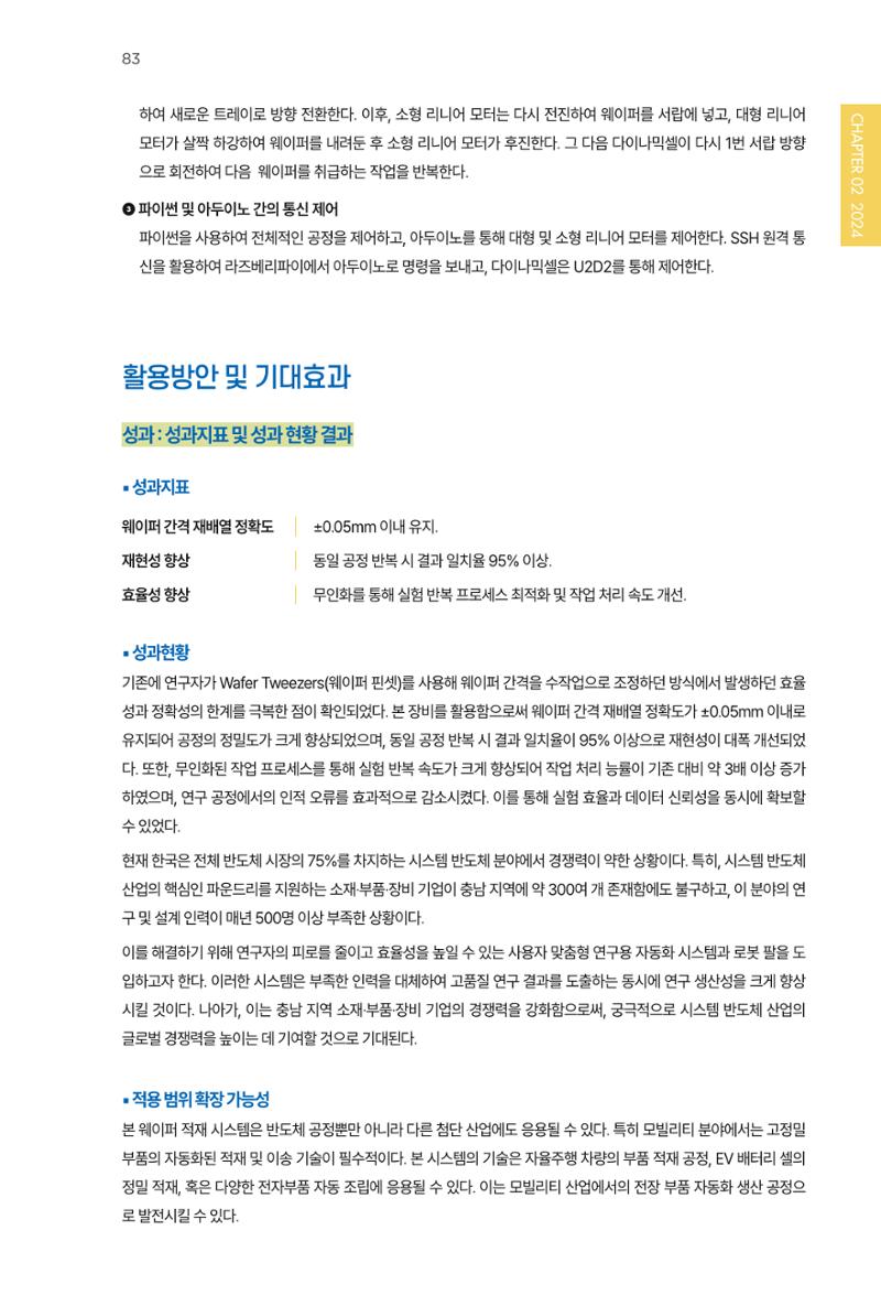 2023~2025 DSC 공유대학 리빙랩 & 캡스톤디자인 경진대회 우수 사례집 83페이지