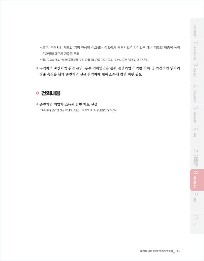 제22대 국회 중견기업계 입법과제 146페이지
