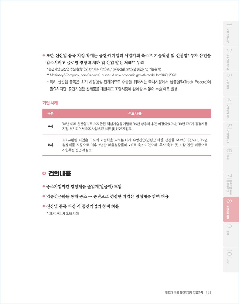 제22대 국회 중견기업계 입법과제 152페이지